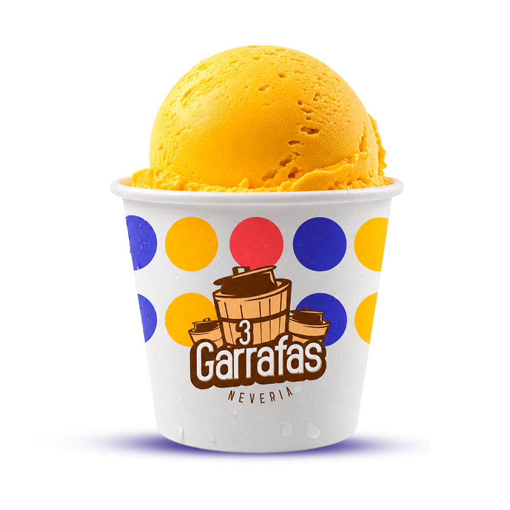 Nieve de garrafa sabor mango